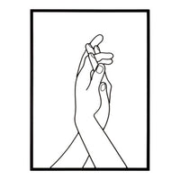 Decorazione Parete Ferro Mani Semplici cm 40X55 - SIMPLY HANDS