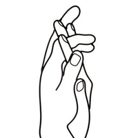 Decorazione Parete Ferro Mani Semplici cm 40X55 - SIMPLY HANDS