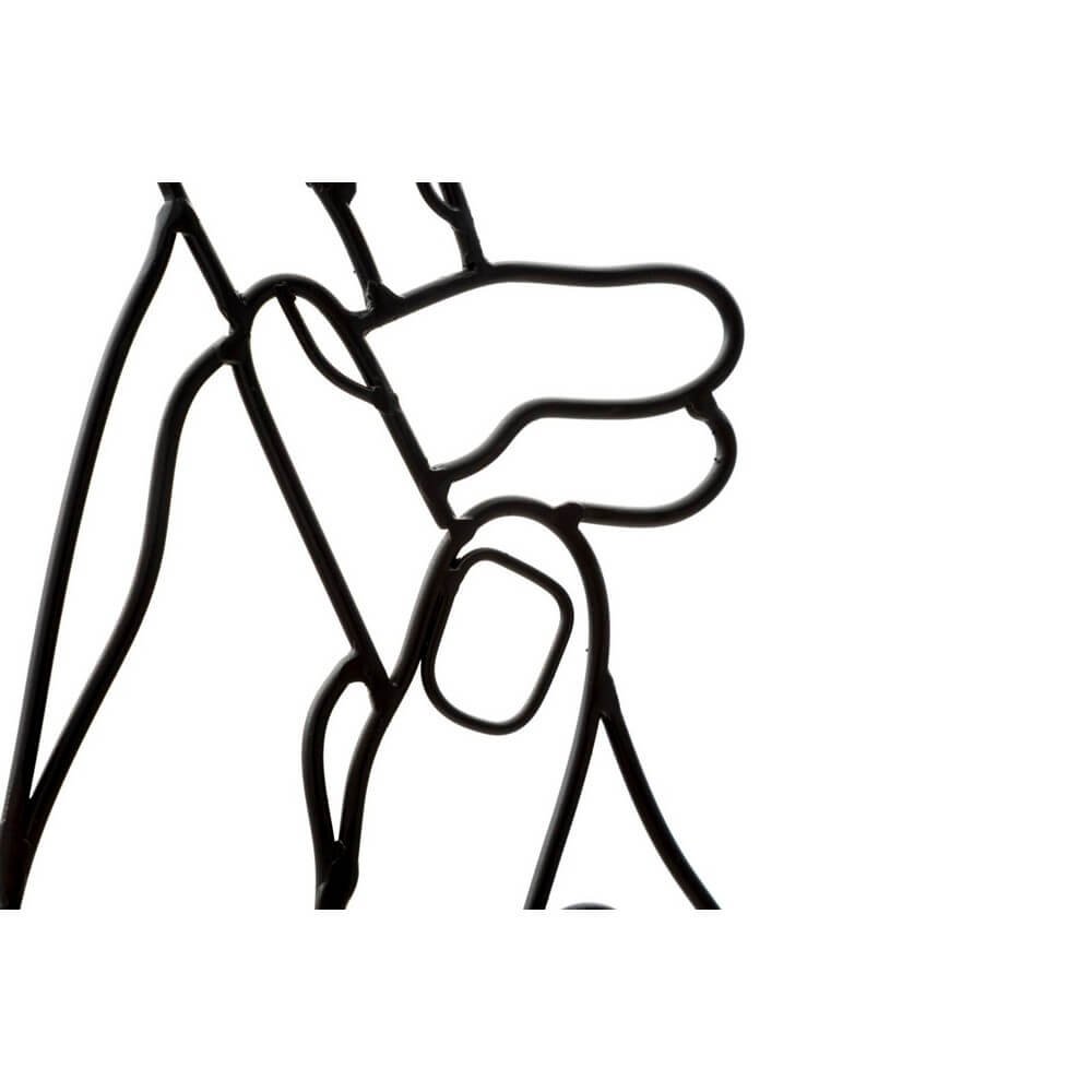 Decorazione Parete Ferro Mani Semplici cm 40X55 - SIMPLY HANDS