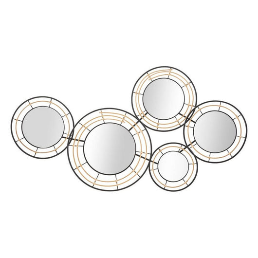 Decorazione Parete Ferro con Specchi cm 111X59 - OPORTO