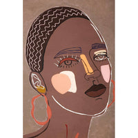 Dipinto su Tela Tribale cm 80X2,8X100 - TRIBAL