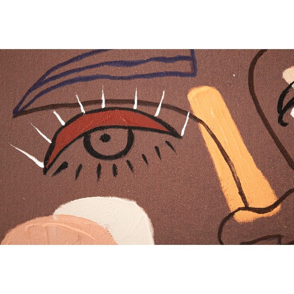 Dipinto su Tela Tribale cm 80X2,8X100 - TRIBAL