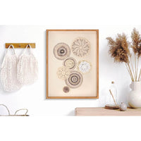 Stampa su Tela Con Inserti cm 45X3,2X60 - CIRCLY