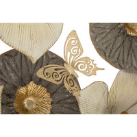 Decorazione Parete Ferro Moderno cm 72,4X7X74 - RIDY