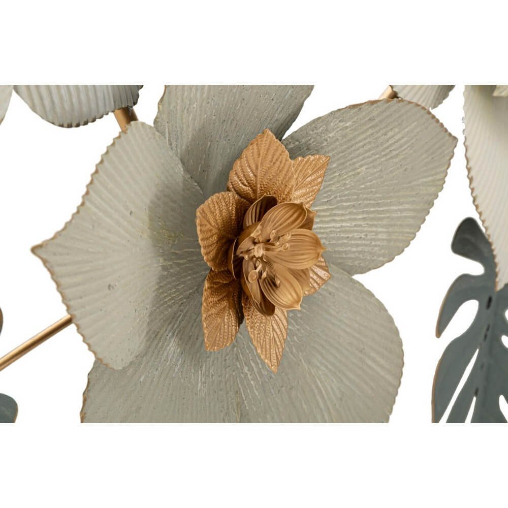 Decorazione Parete Ferro Moderno cm 134,6X7,6X69,9 - MOTY