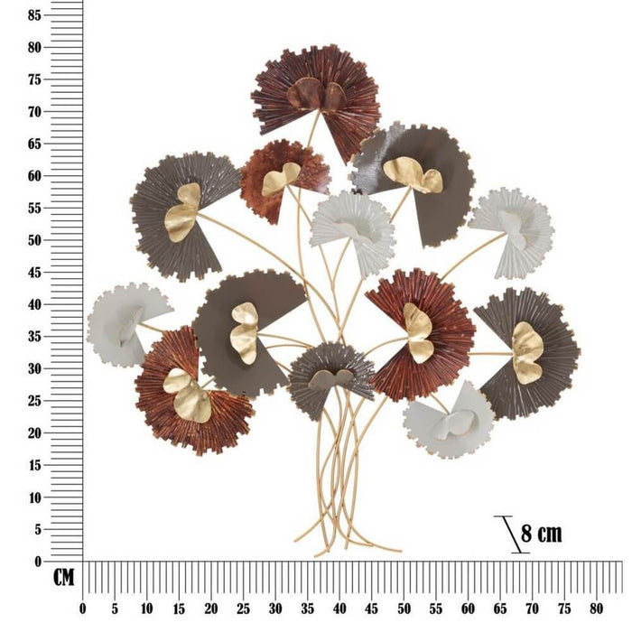 Decorazione Parete Ferro Reddy cm 78X8X80 - REDDY