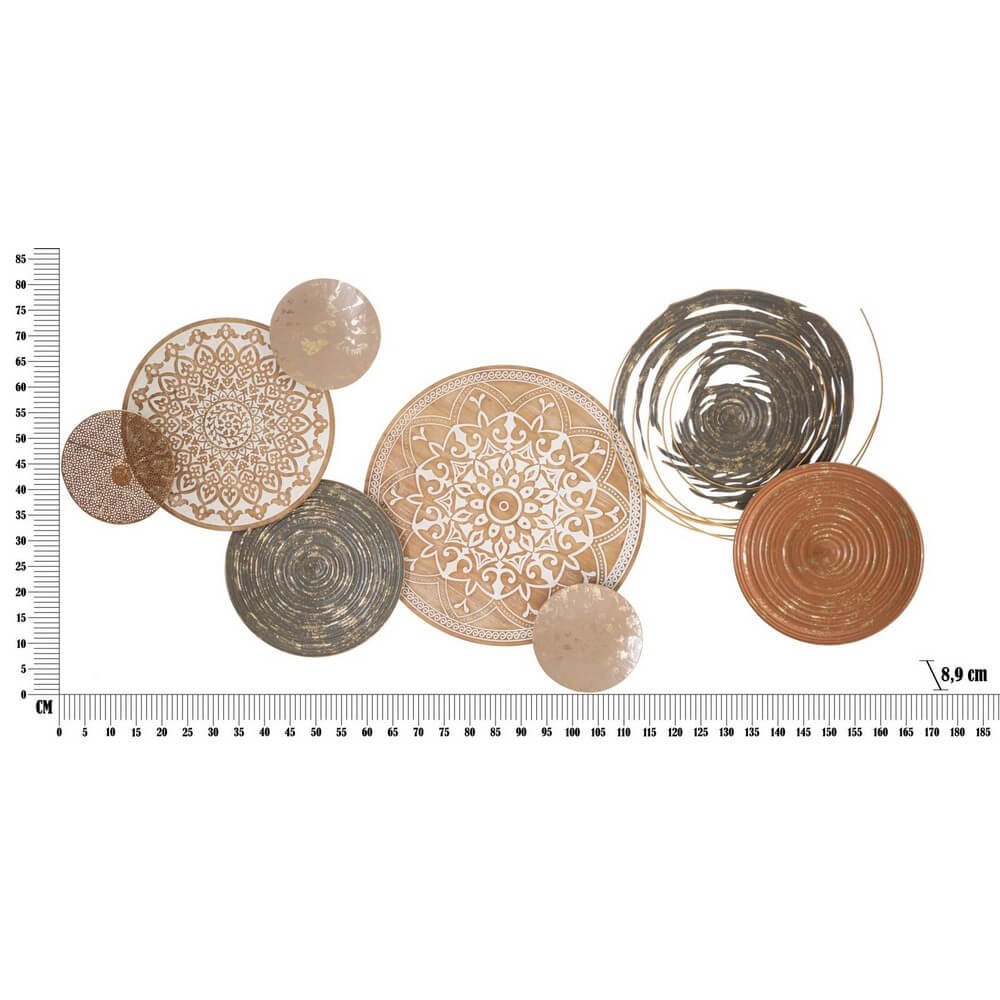 Decorazione Parete Ferro Boho cm 167,6X8,9X80,6 - BOHO