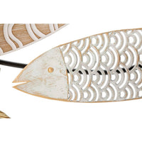 Decorazione Parete Ferro Regata Scura cm 132X3,8X76,8 - FISHY