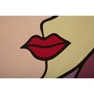 Stampa Dipinta Volti Nuovocm 60X3X90 - DOUBLE FACES