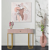 Stampa Dipinta Fiore cm 80X2,8X120 - LADY