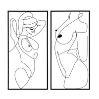 Stampa con Cornice Voltocm 35X2X47 - BODY SIMPLY