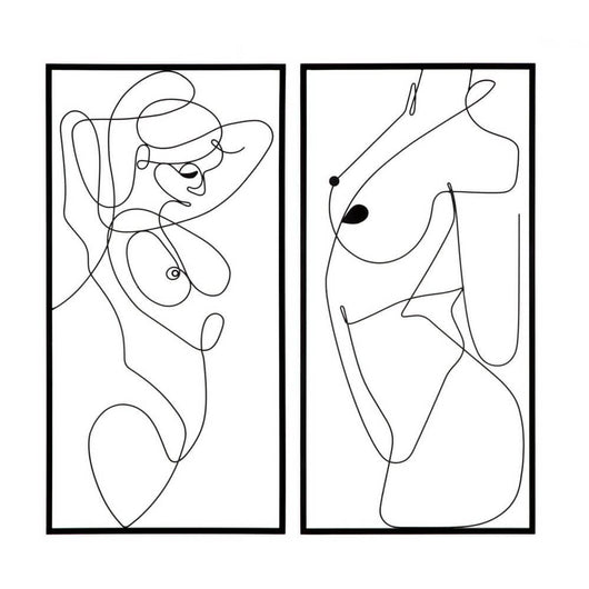 Stampa con Cornice Voltocm 35X2X47 - BODY SIMPLY