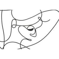 Stampa con Cornice Voltocm 35X2X47 - BODY SIMPLY