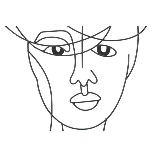 Decorazione Parete Ferro Coppia Semplice cm 70X1X100 - WOMAN SIMPLY