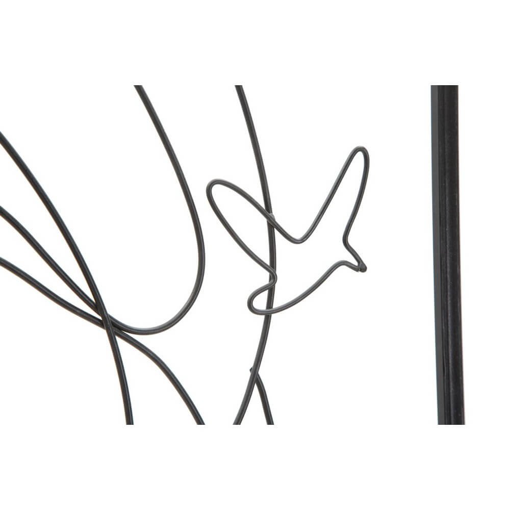 Decorazione Parete Ferro Coppia Semplice cm 70X1X100 - WOMAN SIMPLY