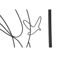 Decorazione Parete Ferro Coppia Semplice cm 70X1X100 - WOMAN SIMPLY