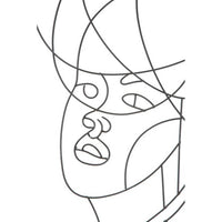 Decorazione Parete Ferro Coppia Semplice cm 70X1X100 - WOMAN SIMPLY