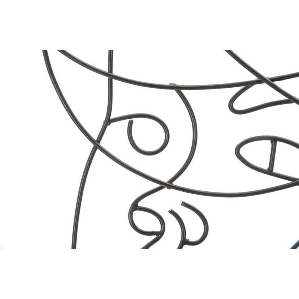 Decorazione Parete Ferro Coppia Semplice cm 70X1X100 - WOMAN SIMPLY