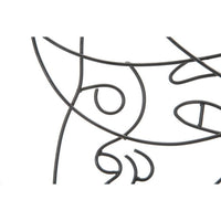 Decorazione Parete Ferro Coppia Semplice cm 70X1X100 - WOMAN SIMPLY