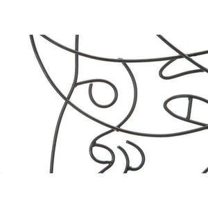 Decorazione Parete Ferro Coppia Semplice cm 70X1X100 - WOMAN SIMPLY