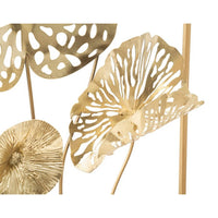 Decorazione Parete Ferro Tribale Semplice cm 60X1X80 - GOLD FLOWERS
