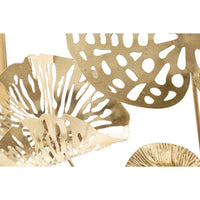 Decorazione Parete Ferro Tribale Semplice cm 60X1X80 - GOLD FLOWERS