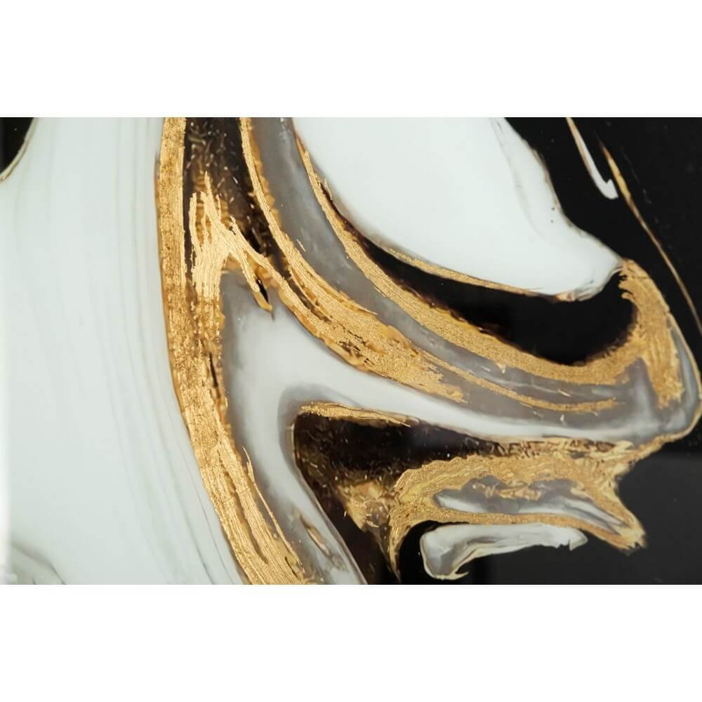 Decorazione Parete Vetro Cornice Legno cm 60X3,5X90 - GHOSTLY