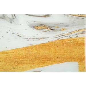 Decorazione Parete Vetro Cornice Legno cm 60X3,5X90 - GHOSTLY