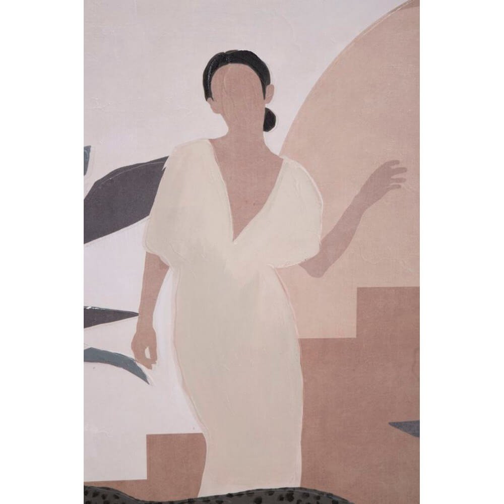 Dipinto su Tela Marrone cm 80X3,7X100 - LADY