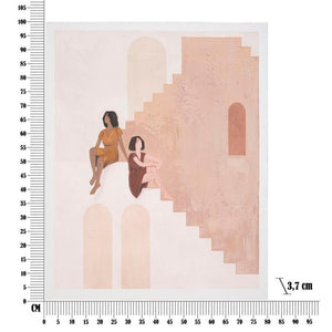 Dipinto su Tela Design cm 80X3,7X100 - LADY