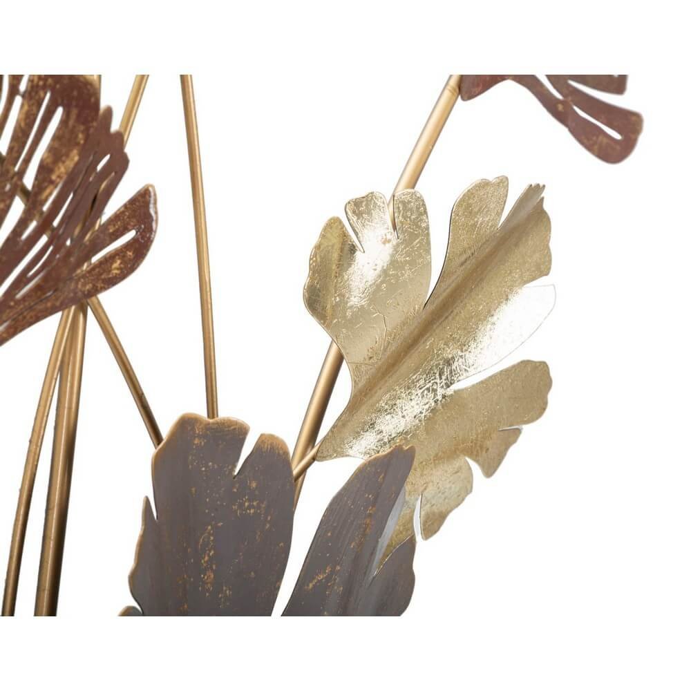 Decorazione Parete Ferro Giungla Rettangolare cm 60X80X6,5 - WINDY