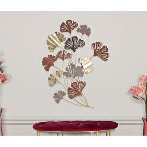 Decorazione Parete Ferro Giungla Rettangolare cm 60X80X6,5 - WINDY