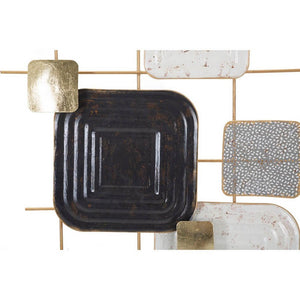 Decorazione Parete Ferro Decorativa cm 90,5X7,5X50 - CUBES