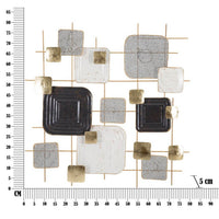 Decorazione Parete Ferro Decorativa cm 90,5X7,5X50 - CUBES