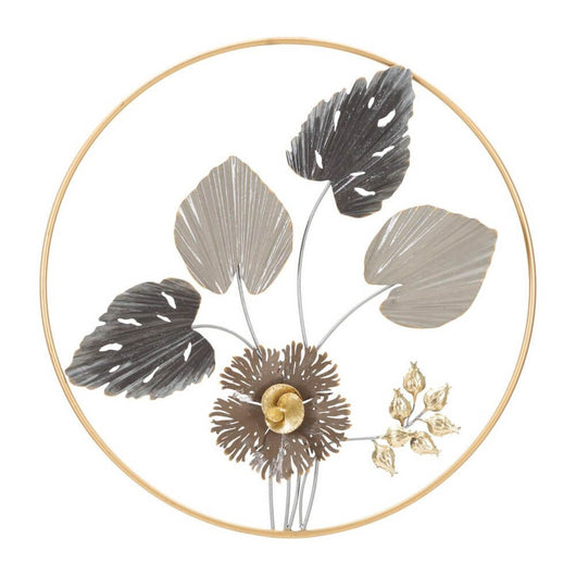 Decorazione Parete Ferro Fiore Semplice cm 45,5X3,5 - ROD