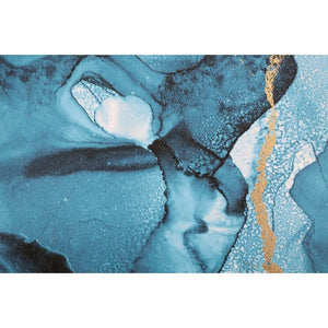 Decorazione Parete Ferro Tondo cm 78,5X5X74 - BLU REY