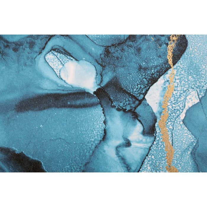 Decorazione Parete Ferro Tondo cm 78,5X5X74 - BLU REY