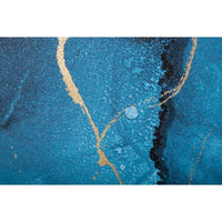 Decorazione Parete Ferro Tondo cm 78,5X5X74 - BLU REY