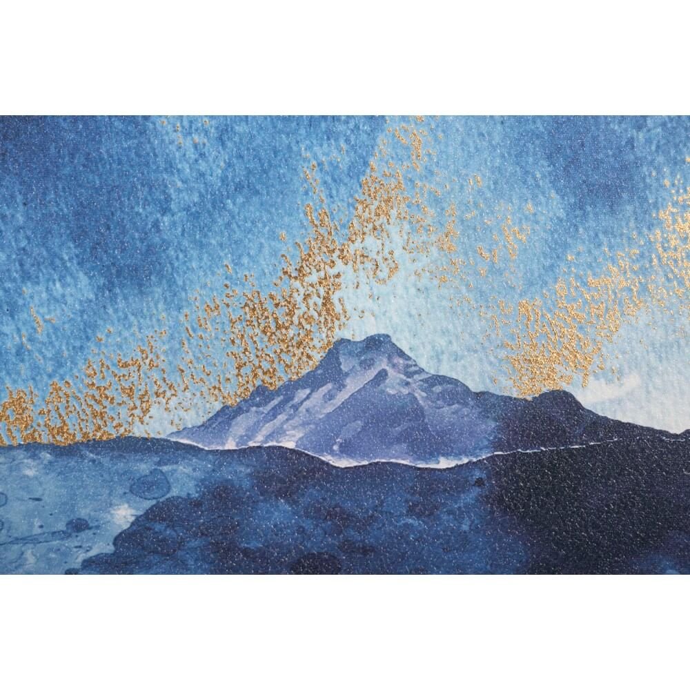 Stampa Dipinta Blu Reale cm 80X3X120 - MOUNTAIN TREE