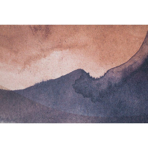 Stampa Dipinta Orizzonte cm 80X3X120 - BROWN MOUNTAIN