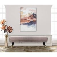 Stampa Dipinta Orizzonte cm 80X3X120 - BROWN MOUNTAIN