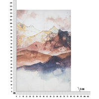 Stampa Dipinta Orizzonte cm 80X3X120 - BROWN MOUNTAIN