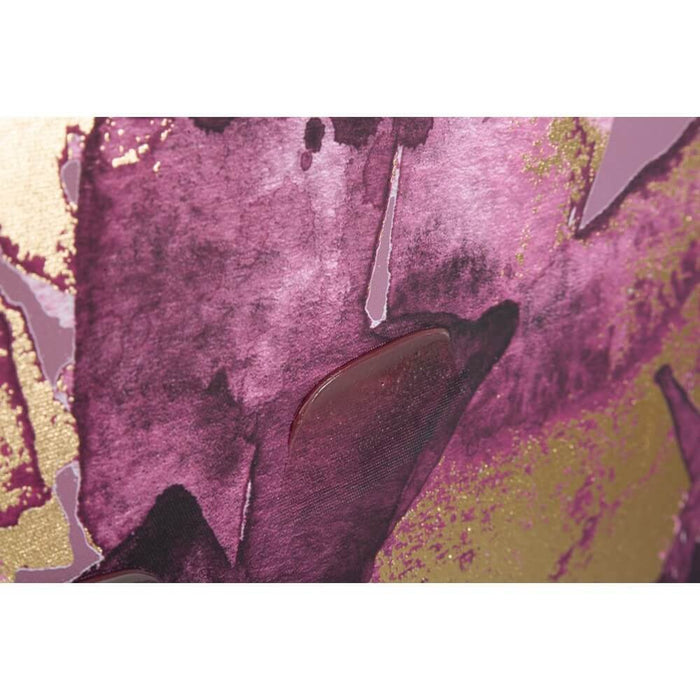 Stampa Dipinta Montagna Marrone cm 80X3X120 - DARK LEAVES