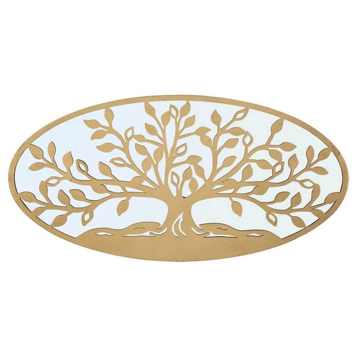 Decorazione Parete Albero della Vita Specchiato cm 120X2X60 - VITA MIRROR