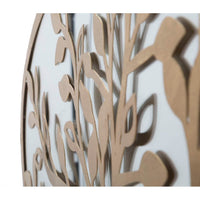 Decorazione Parete Albero della Vita Specchiato cm 120X2X60 - VITA MIRROR