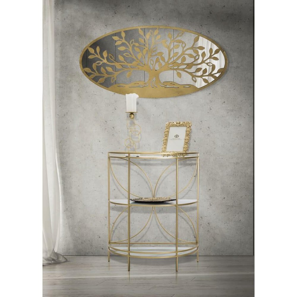 Decorazione Parete Albero della Vita Specchiato cm 120X2X60 - VITA MIRROR