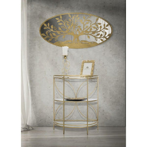 Decorazione Parete Albero della Vita Specchiato cm 120X2X60 - VITA MIRROR