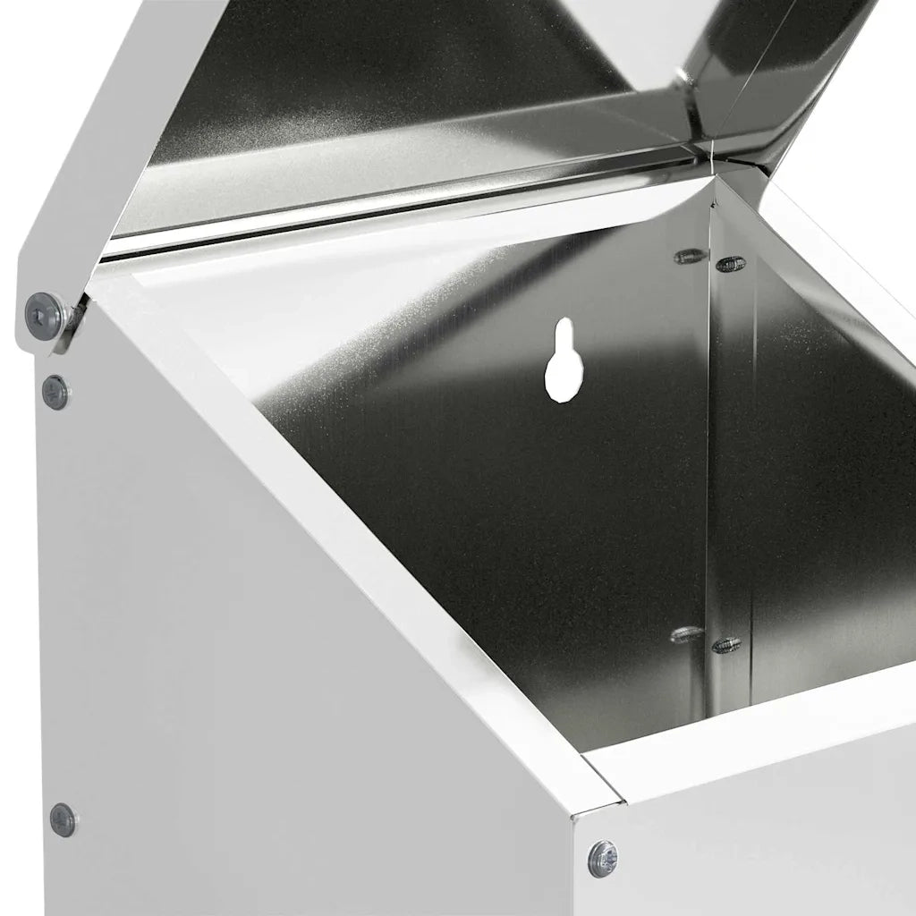 Feeder per pollo Argento 21 x 16 x 33 cm Acciaio zincato 874665