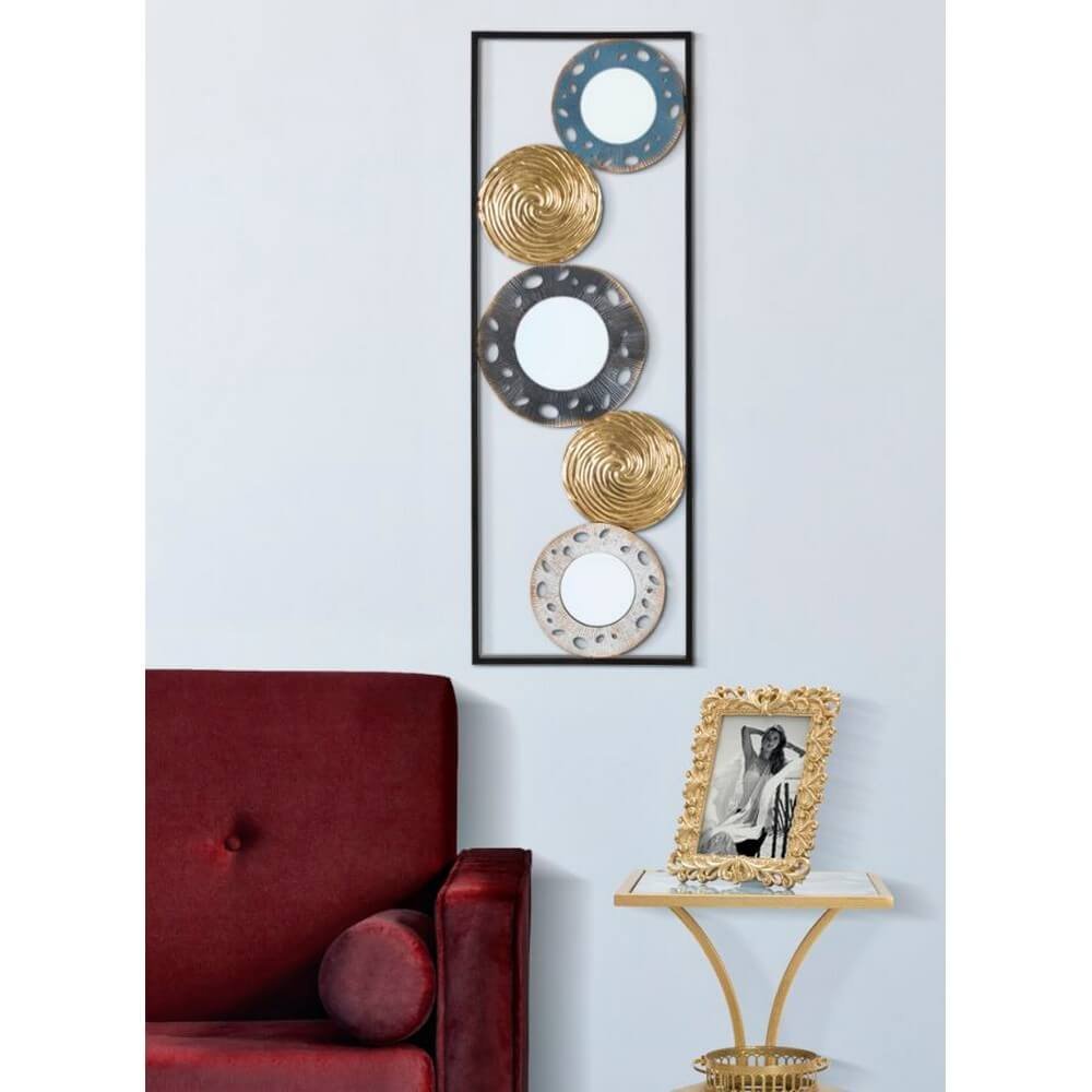 Decorazione Parete Ferro Rettangolarecm 31X3X90 - GLOTY