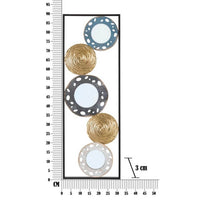 Decorazione Parete Ferro Rettangolarecm 31X3X90 - GLOTY
